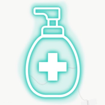 Alcohol hand rub dispenser neon sign transparent png | Free  transparent png - 2306199
