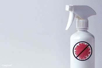 Alcohol sanitizer in a white spray bottle | Free  photo - 2312547