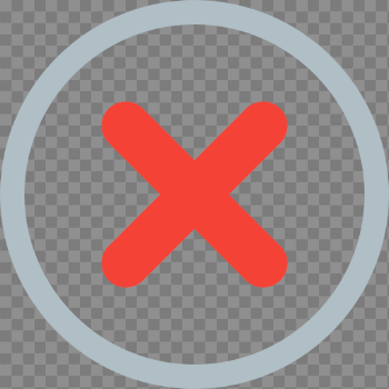 Alert, cancel, danger, error, exit, fault, problem icon