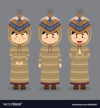 aleuts character with various expression