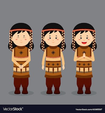 aleuts character with various expression