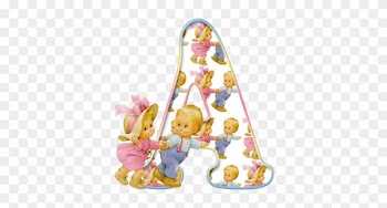 Alfabeto Con Niños De Precious Moments Corriendo - Alphabet
