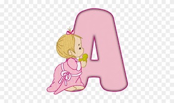 Alfabeto Decorativo - Alfabeto - Infantil 7 - Png - - Alphabet