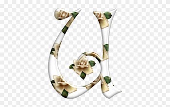 Alfabeto Florido Pngu - Alphabet