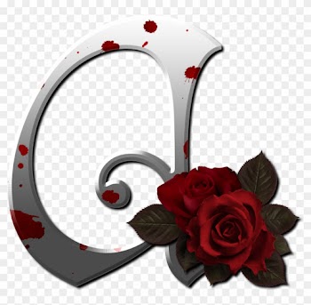 Alfabeto Gótico Con Sangre Y Rosas - Alphabet
