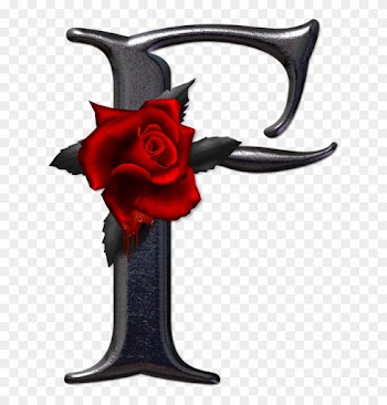 Alfabeto Gótico - Rockero - - Oh My Alfabetos - Harfler - Imagenes Abecedario Gotico Adornado Con Rosas