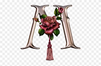Alfabeto Rosa Con Rosas - Jm Alphabet