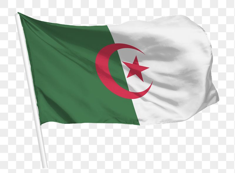 Algeria flag png waving, national | Free PNG - rawpixel
