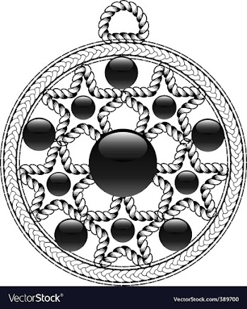 Algerian pendant vector image