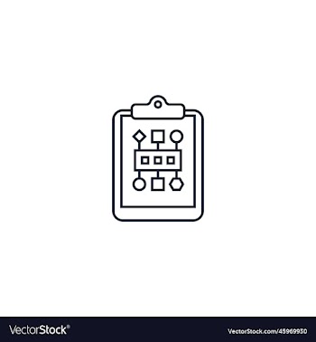 algorithm creative icon from artificial