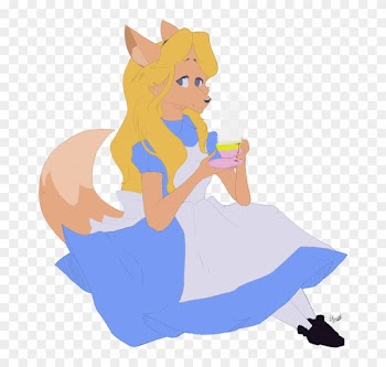 Alice In The Wonderland Wolf Version By Niji-yt - Illustration