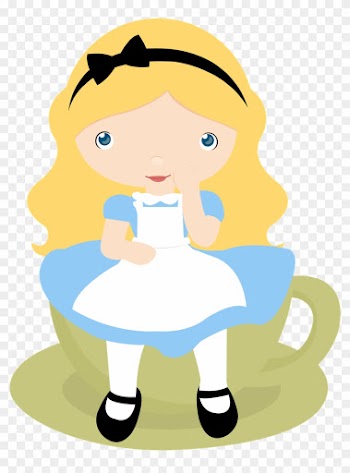 Alice In Wonderland~clipart - Baby Alice In Wonderland Clip Art