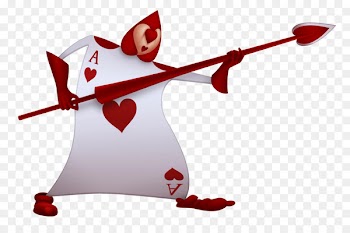 Alice's Adventures in Wonderland Queen of Hearts Playing card - alice in wonderland 