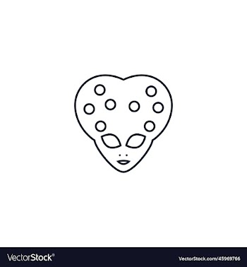 alien creative icon line from space exploration