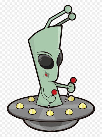 Alien Extraterrestrial Intelligence Cartoon - Cartoon Alien Png