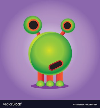 Alien vector image