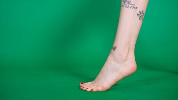 Alina green screen Stock 1