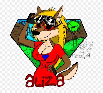Aliza Wolf Gorillaz Style Stain Glass - Cartoon