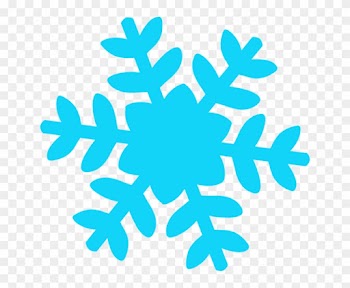 All About Snowflakes Plus Free Coloring Pages/templates, - Blue Snowflake Clipart