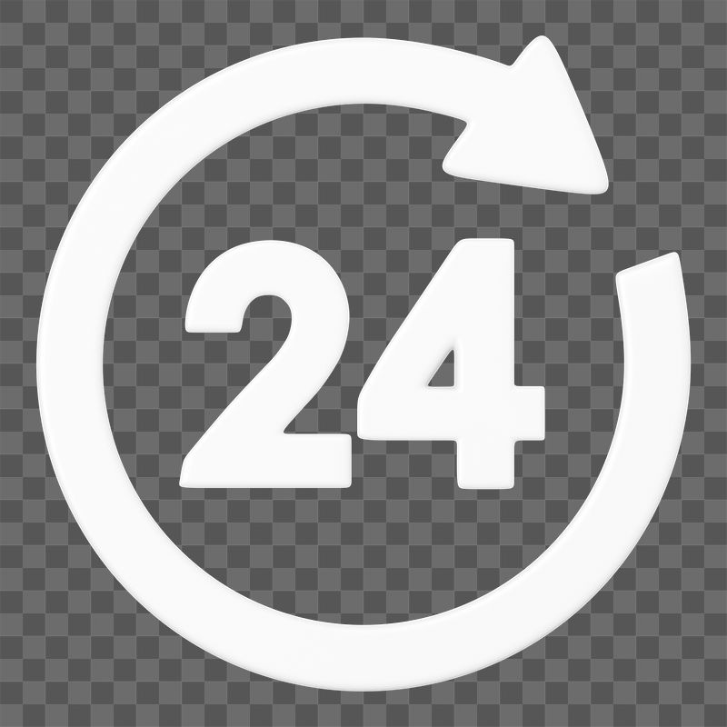 All day sign png 3D | Free PNG - rawpixel