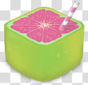 All my s, pink and green fruit illustration transparent background PNG clipart
