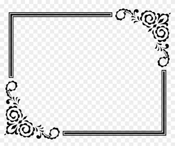 All Photo Png Clipart - Black And White Powerpoint Border