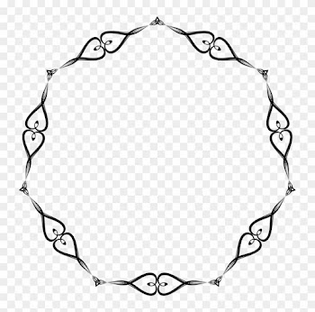 All Photo Png Clipart - Circle Heart Border Png