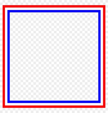 All Photo Png Clipart - Red And Blue Frame Png