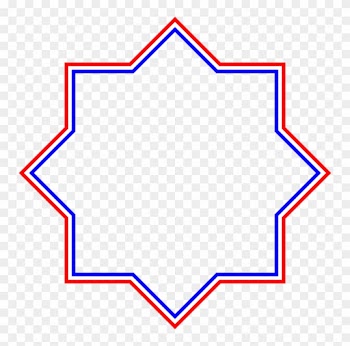 All Photo Png Clipart - Red With Blue Frame