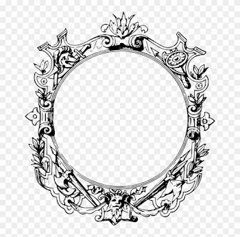 All Photo Png Clipart - Wide Ornate Frames Transparent Clip Art