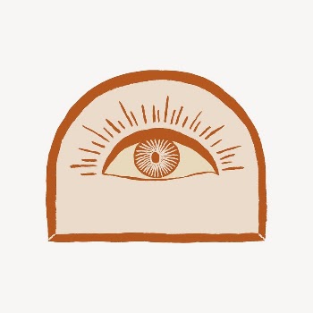 All seeing eye badge collage | Free Vector - rawpixel