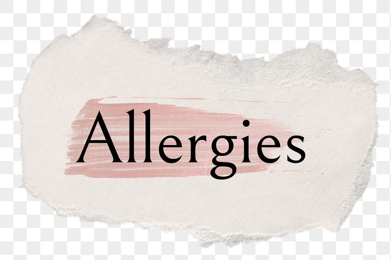 Allergies png ripped paper word | Free PNG - rawpixel