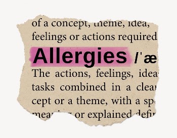 Allergies ripped dictionary, editable word | Free PSD - rawpixel