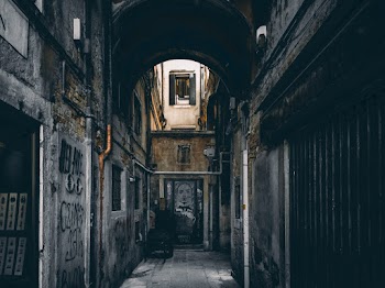 Alley in Between Buildings