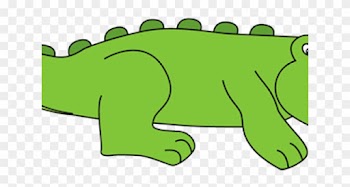Alligator Clip Art - Zoo Phonics Alphabet Cards