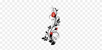 Allodi Adesivos Decorativos - Border Rose Design