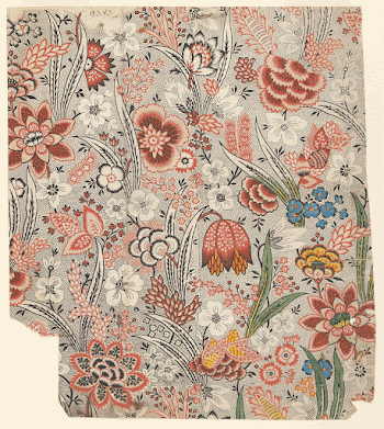 Allover floral fabric design (ca. | Free Photo - rawpixel