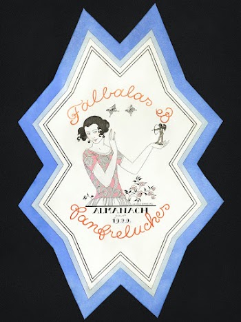 Almanach des Modes pr&eacute;sentes, pass&eacute;es & futures pour, Falbalas et Fanfreluches (1922) fashion illustration in high resolution by George Barbier. Original from The Rijksmuseum. Digitally enhanced by rawpixel.