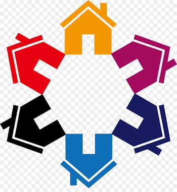 Almelo Stadskanaal Apeldoorn House Building - Color simple furniture home logo vector 