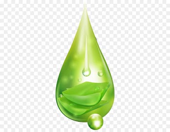 Aloe vera Drop Facial - Women cosmetics design vector material, 