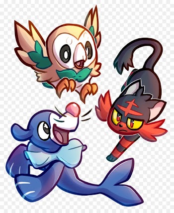 Alola Image Rowlet Kanto Drawing -  