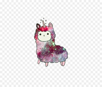 Alpaca Llama Kavaii Drawing - eyes unicorn 