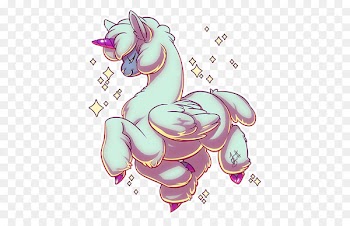 Alpaca Pony Unicorn Drawing Clip art - unicorn 