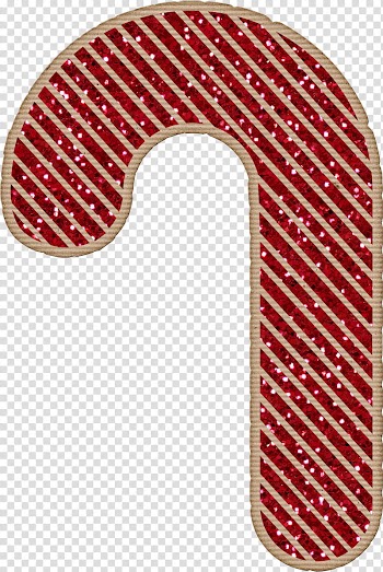 Alpha Christmas Glitter, red letter J transparent background PNG clipart