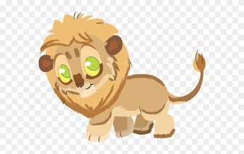 Alpha She Wolf's Lion Chibi By Mydlas - Cartoon
