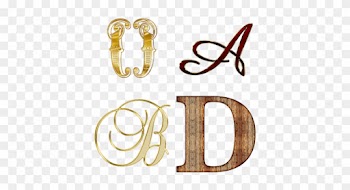 Alphabet - Alphabet - Art - Gold Letter B Png