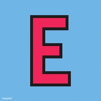 Alphabet blue background e | Free stock vector - 2027