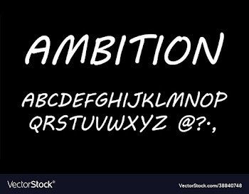 alphabet brush font mv boli image