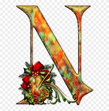 Alphabet De Noel 18 11 2015 Christmas Alphabet, Net - Christmas Alphabet Letter 1 With Design