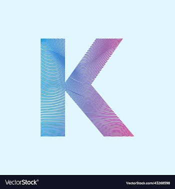 alphabet k in mesh design